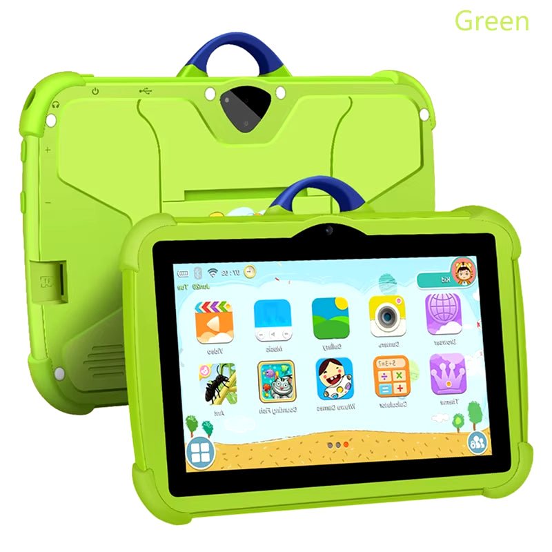 2024 New 5G Wifi 7 Inch Google Tablet for Children Learning Education Kids Tablets Quad Core 4GB RAM 64GB ROM Dual BOW Cameras